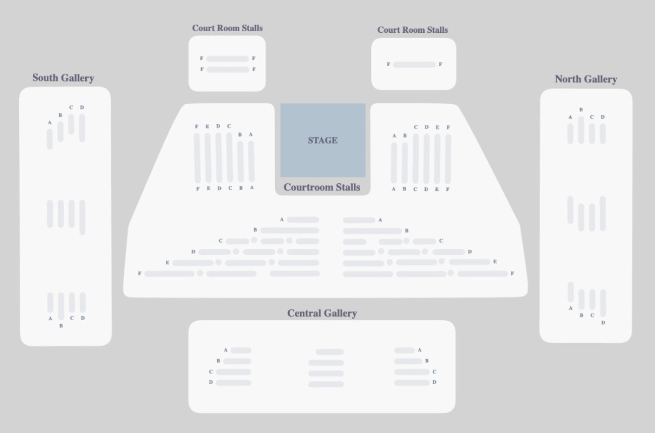 London County Hall - Plan de Salle